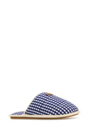 Valentino Garavani Printed Fabric Ta Chambre Slippers