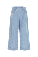 Valentino Garavani Light Blue Denim Wide Leg Jeans