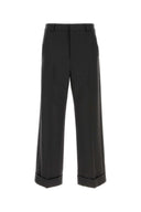 Valentino Garavani Charcoal Wool Pant