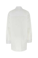 قميص Givenchy White Poplin كبير الحجم