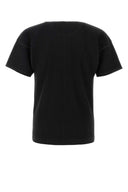 Maglietta di poliestere nera di Homme Plisse 'Issey Miyake