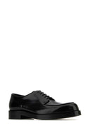 Prada Black Leder Schnürschuhe