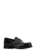 Prada mocassini in pelle nera