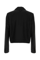 Prada Black Mohair Blend Blazer