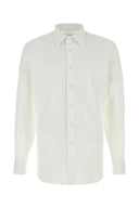 Prada White Stretch Cotton Blend Shirt
