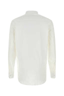 Prada White Stretch Cotton Blend Shirt