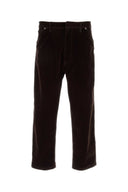 Prada Brown Velvet Denim Pant
