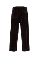 Prada Brown Velvet Denim Pant