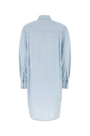 Michael By Michael Kors Embroidered Chambray Shirt Dress