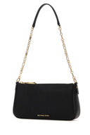 Michael By Michael Kors Bolso de hombro Imperio de cuero negro