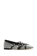 Mach&Mach Embellished Fabric Ballerinas