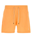 Polo Ralph Lauren Fluo Orange Stretch Polyester Swimming Shorts