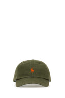 Polo Ralph Lauren Army Green Linen Baseball Cap
