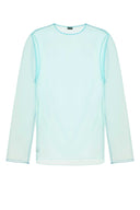 Dries Van Noten Light Blue Organza Camille Top