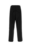 Dries Van Noten Black Wool Pannoch Pant