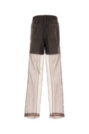 Dries Van Noten Brown Organza Pendo Pant