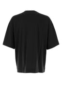 Dries Van Noten Black Cotton Hen Oversize T Shirt