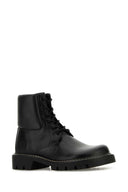 Loewe Black Leather Sierra Ankle Boots