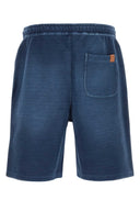 Loewe Denim Blue Stretch Cotton Bermuda Shorts