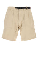 Gramicci Beige Cotton Ridge Bermuda Shorts
