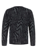 Giorgio Armani Embroidered Jacquard Sweater
