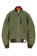 Miharayasuhiro Army Green Nylon Bomber Kurtka
