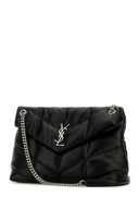 Saint Laurent Black Nappa Leather Medium Puffer Skulderveske