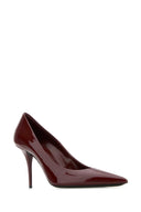 Saint Laurent Burgundy Leather Norma Pumps