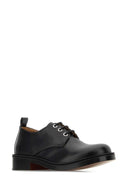 Alexander Mcqueen Black Leather Sneakers With Black Leather Heel