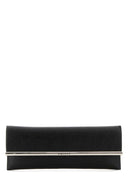 Alexander Mcqueen Black Leather Cross B Long Clutch