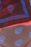 Alexander Mcqueen Printed Silk Foulard