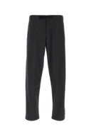 Herno Black Stretch Polyester Pant