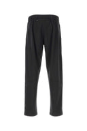 Herno Black Stretch Polyester Pant