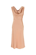 Blumarine Light Pink Stretch Satin Dress