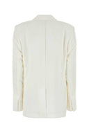 Blumarine White Gabardine Blazer