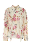 Blumarine Printed Crepe Shirt
