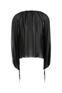 Blumarine Black Silk Blouse
