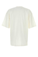 Lemaire, weißes, kastenförmiges Oversize-T-Shirt aus Baumwollmischung