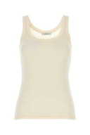 Lemaire Cream Cotton Tank Top
