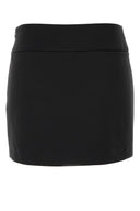 Diesel Black Stretch Polyester Blend O Dixy Mini Skirt