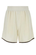 Fendi bestickte Polyester-Bermudashorts