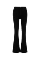 Seven For All Mankind Black Stretch Denim Bootcut Tailorless Jeans