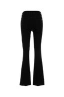Seven For All Mankind Black Stretch Denim Bootcut Tailorless Jeans