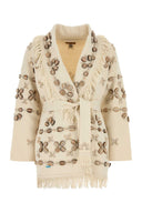 Alanui Sand Silk Blend Ocean Dream Cardigan