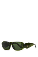 Prada-Armeegrüne Acetat-Sonnenbrille