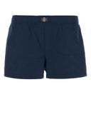 Versace Blue Nylon Bermuda Shorts