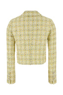 Versace Multicolor Tweed Blazer