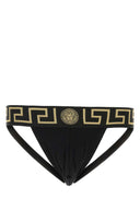 Versace zwarte stretch katoenen slip