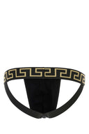 Versace zwarte stretch katoenen slip
