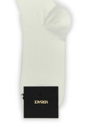 Versace White Stretch Cotton Blend Socks